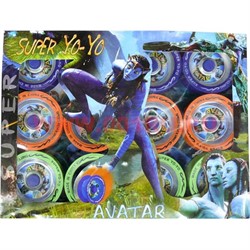 Игрушка Йо-Йо "Аватар" (металл, пластик) цена за 12 штук - фото 79392
