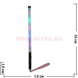 Палочка светящаяся большая 33 см 12 шт/упаковка - фото 80082