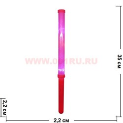 Светяшка "палочка" с 3 светодиодными нитями 12 шт/упаковка - фото 80117