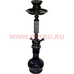 Кальян на 1 трубку (F1144) 50 см средний (металл и стекло) - фото 80299