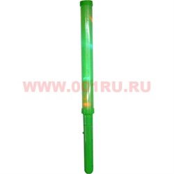 Палочка светящаяся 35 см (4 цвета) пластмассовая с батарейками - фото 80323