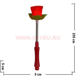 Светяшка на пружинке (цветы, серде, звезды) 480 шт/кор - фото 80331
