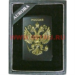 Зажигалка газовая Aurora "Двуглавый орел России" - фото 80418
