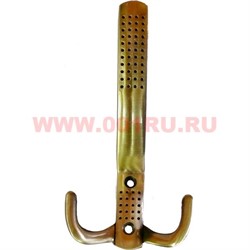 Крючок мебельный трехрожковый (11) "бронза", цена за 300 шт\кор - фото 81046
