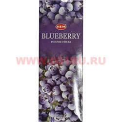 Благовония HEM "Blueberry" (голубика, черника), цена за уп из 6 шт - фото 81338