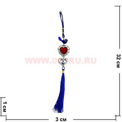 Амулет для машины от сглаза (108) Сердце цена за упаковку из 12шт - фото 81690