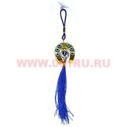 Амулет для машины от сглаза (27) подкова маленькая золотая 12 шт/упаковка - фото 81999