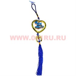 Амулет для машины от сглаза (116)Сердце цена за упаковку из 12шт - фото 82114