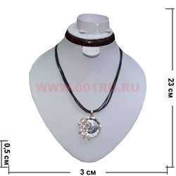Подвеска на шнурке (F-62) Круг цена за упаковку из 12шт - фото 82129