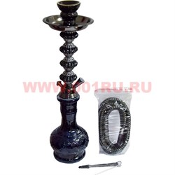 Кальян на 1 трубку (B7720) 47 см (цвета в ассортименте) 12 шт/кор - фото 82393