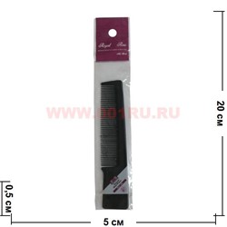 Расческа "Royal Rose" арт.3050-1 цвет черный - фото 82583