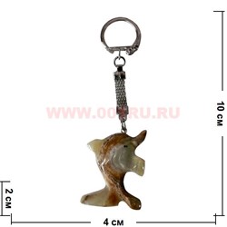 Брелок из оникса "Дельфин" - фото 82608