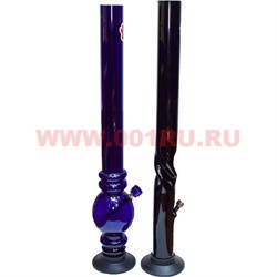 Бонг акриловый 61 см цвета и формы в ассортименте - фото 82906