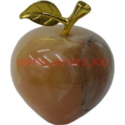 Яблоко из медового оникса 2,5 дюйма 6,25 см - фото 83343