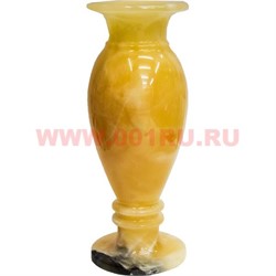 Ваза из медового оникса 3х8 дюйма 20х7,5 см - фото 83443