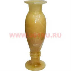Ваза из медового оникса 4х12 дюйма 30х10 см - фото 83483