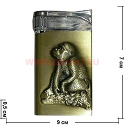 Зажигалка газовая "Обезьяна" без коробочки - фото 83500