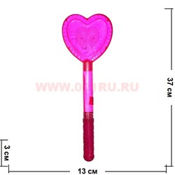 Палочка-светяшка "сердце" 12 шт (AN-215) цена за уп из 12 шт (240 шт/кор) - фото 83588