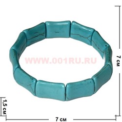 Браслет из бирюзы «косточки» - фото 83626