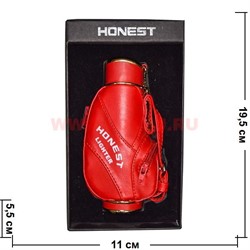 Зажигалка Honest настольная 4 огня "сумка для гольфа" - фото 83714