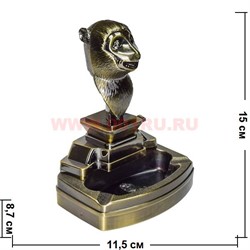 Пепельница с зажигалкой "Обезьяна" символ 2016 года - фото 83766