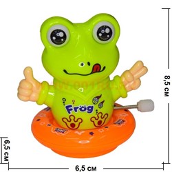 Заводная игрушка "лягуха" 12 шт/упаковка - фото 83889