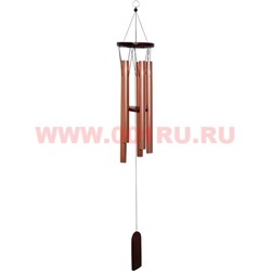 Музыка ветра 5 трубок (MK0655J) медные (35 см длина большой трубки) - фото 84096