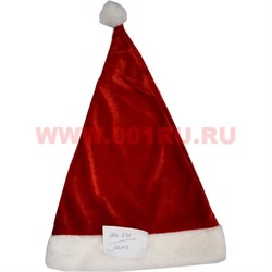 Колпак новогодний (735) красно-белый 12 шт/упаковка - фото 84125