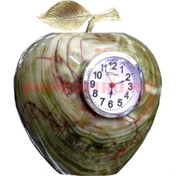 Часы из оникса "Яблоко" 19см (6 дюймов) - фото 84439