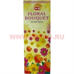 Благовония HEM "Floral Bouquet" (цветочный букет) 6 шт/уп, цена за уп - фото 84764