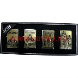 Зажигалка бензиновая Jantai 4 шт\бл в ассортименте - фото 84792