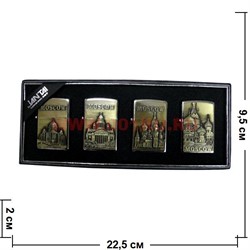 Зажигалка бензиновая Jantai 4 шт\бл в ассортименте - фото 84794