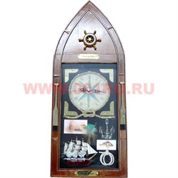 Ключница с часами 48х18 см - фото 85286