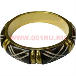 Браслет индийский из кости и латуни - фото 85347