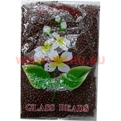 Бисер №6 (3,6 мм) коричневый №46 перламутровый 450 грамм - фото 85469