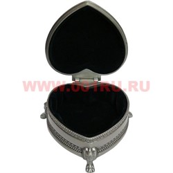 Шкатулка мельхиор "Сердце" (711) - фото 85936