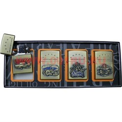 Зажигалка бензиновая оптом "American Classic" 4 шт\бл (8603), цена за 4 шт - фото 85995