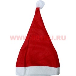 Колпак Санта Клауса 12 шт/упаковка - фото 86117