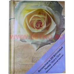 Фотоальбом на 200 фото 10х15, "цветы" 12 шт\кор - фото 86188