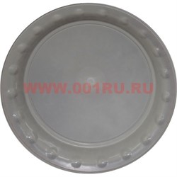 Поднос (блюдо) пластмассовый 35 см круглый с узорами - фото 86379