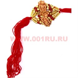 Браслет с красной ниткой и ганешей цена за 12 шт - фото 87489