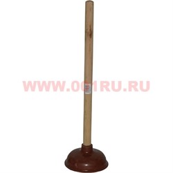 Вантуз (дерево, резина) 49 см - фото 88956