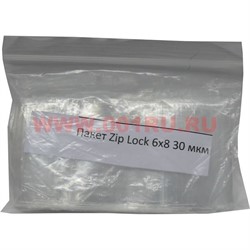 Фасовочные пакеты Гриппер Zip Lock 6х8 см 500 шт 70 мкм - фото 88981