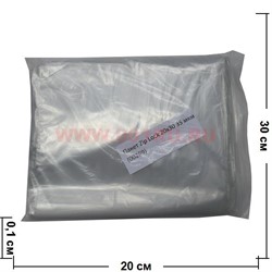 Фасовочные пакеты Гриппер Zip Lock 20х30 см 100 шт 70 мкм - фото 88989