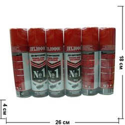 Дихлофос №1 цена за упаковку 6шт 130 г 200 мл - фото 89055