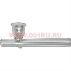 Трубка курительная стеклянная 7,7 см kit pipe (кит пайп) - фото 89411