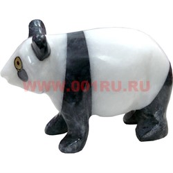 Панда из оникса 13 см (5 дюймов) - фото 89491