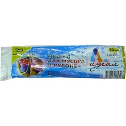 Мешки для мусора "Идеал" 50*60 см 30 литров 30 шт - фото 89664