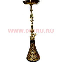 Кальян сирийский на резьбе 64 см (полный комплект) цвета и формы колб и шахт в ассортименте - фото 90896