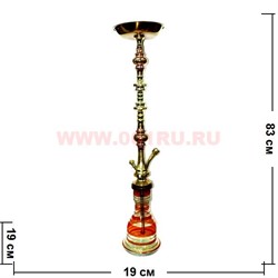 Кальян сирийский цветная шахта 83 см высота (шахта и колба) - фото 90997